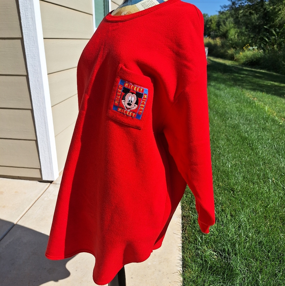 80's Mickey Unlimited 2XL sweatshirt style tunic Disney